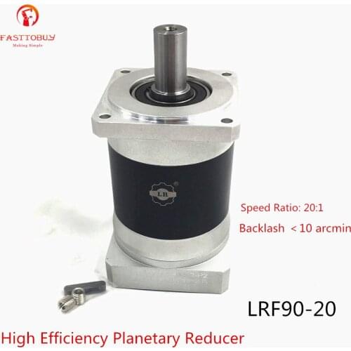 High Precision Ratio 20:1 80mm Servo Reducer NEMA32 Speed Reducer Planetary Gear Reducer LRF90-20 New