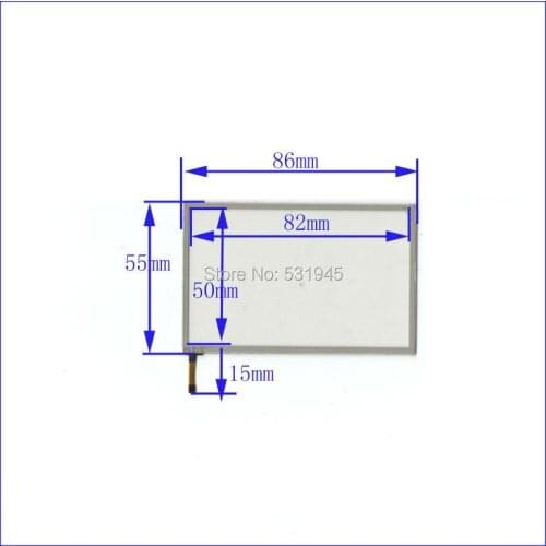 ZhiYuSun New 4 Inch Touch Screen 86mm*55mm for 4 GPS GLASS 86*55 for tble compatible for gps touch