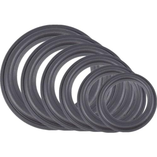 4/5/6.5/8/10/12" high Elastic Rubber Ring Speaker Surround Repair Foam Woofer Edge