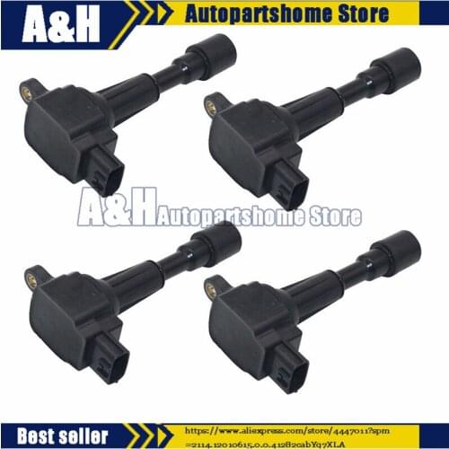4pcs ZJ01-18-100 ZJ01-18-100A ZJ01 18 100 ZJ0118100 ZJ0118100A AIC-4051 AIC 4051 Ignition Coil For MAZDA 3 BL BK 1.4 1.6 L