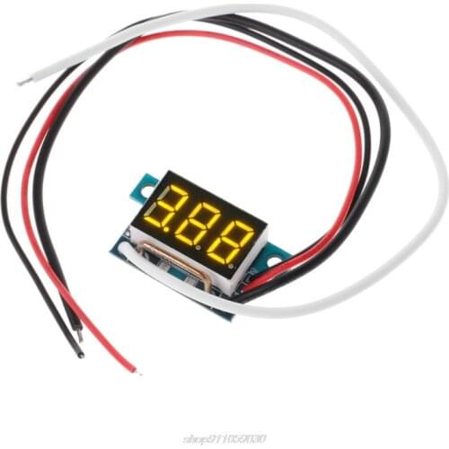 DC0-10A Digital LED Ammeter Current Panel Meter 0.36in Module Reverse protection Au4 21 Dropship