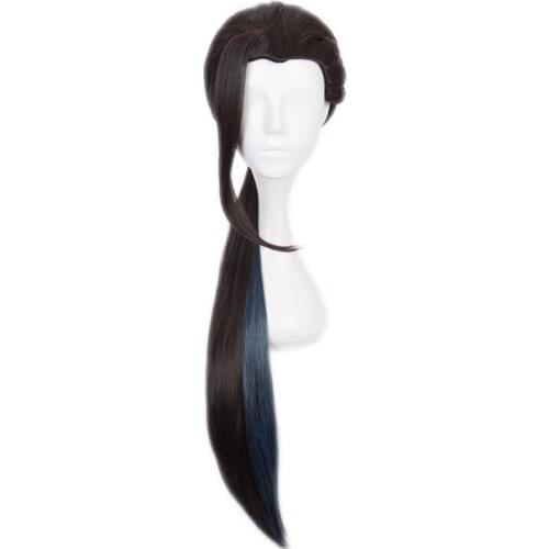 Anime Long Braids Wig Cosplay Game Twisted Wonderland Jamil Viper Costume Heat Resistant Synthetic Hair Men Women Wigs