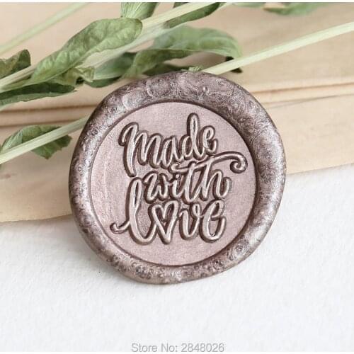 Made with love Seal Stamp,handmade seal stamp,Party Wax Seal Stamp Kit, wedding invitation seals,gift packing Party seal