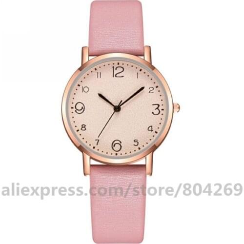 Hot Sales Fashion Women Dress Wrist Watch Wholesale Factory Price Women Leather Belt Dress Wristwatch In Stock