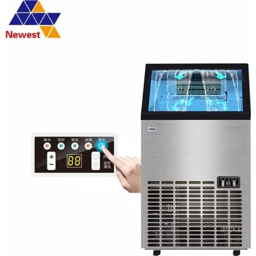 Ice Making Machine Commercial Milk Tea Coffee Bar Shop /Fully Automatic Small Square Shape Ice Cube /Ice Maker Machine