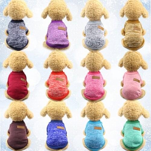 Fashion Dog Clothes For Small Dogs Soft Pet Dog Sweater Clothing For Dog Spring And Autumn Classic Pet Outfit Ropa Perro DC601