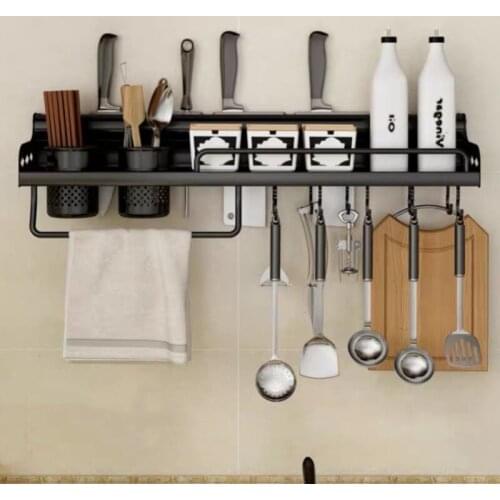 Kitchen Shelves Wall-mounted Supplies Wall Household Daquan Hangers Chopsticks Knife Holders Punch-free Multifunctional Storage