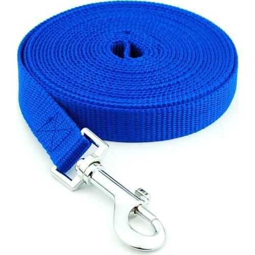 Dog Leash Pet nylon Traction Long Rope Lead Chain Sport Training Supplies Outdoor Running Jogging for Large Dogs Width 2.5 cm