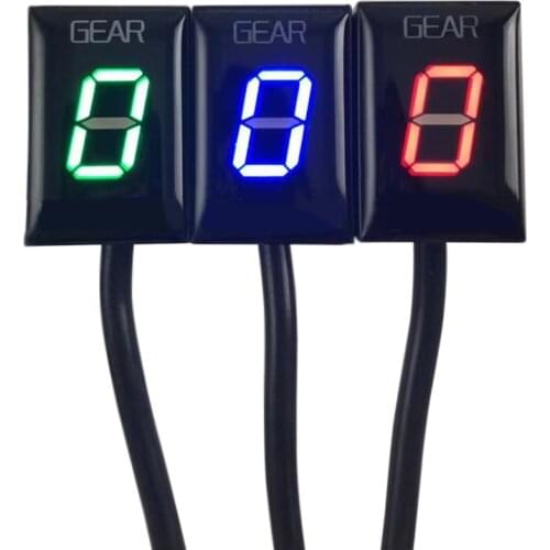 Motorcycle Digital Indicator Led Mount 1-6 Speed Gear Display for Kawasaki ER6N Ninja 250 300 400 Z1000 Z800 ZX10R ZX6R Z900