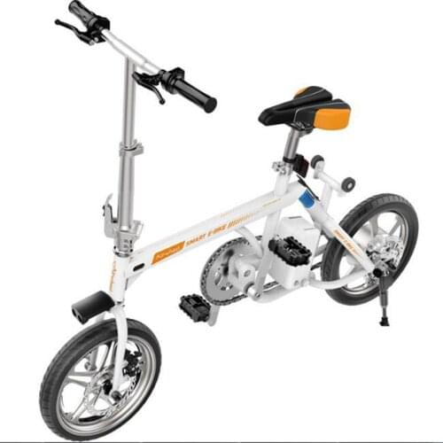 Folding Electric City Bike Two Wheels Electric Bicycles 14 Inch Ultralight Portable Mini Electric Scooter For Adults