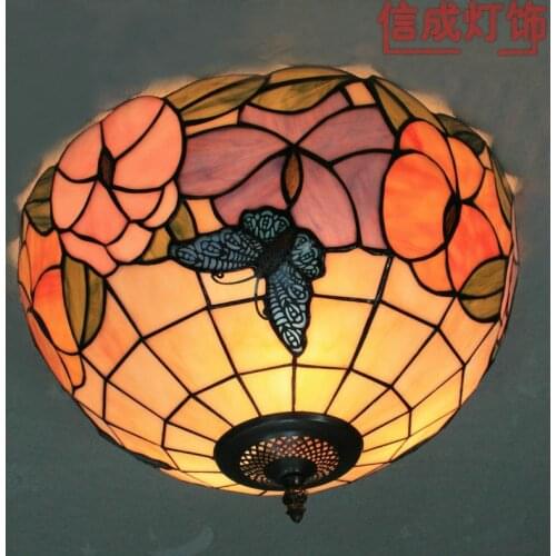 Modern Led Ceiling Lights For Living Room Lustres De Sala Abajur Fashion Style Console Balcony Butterfly Rustic Ceiling Light