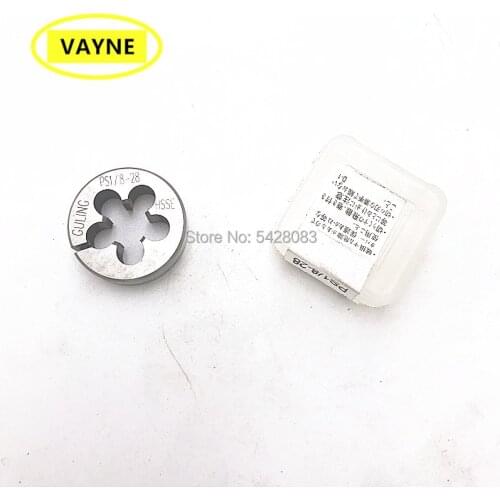 VAYNE Threading Die HSS Pipe Standard Die Right Thread For Water Pipe Thread Mold Machining Tools G/PT/NPS/NPT1/8 1/4 3/8 3/4-14