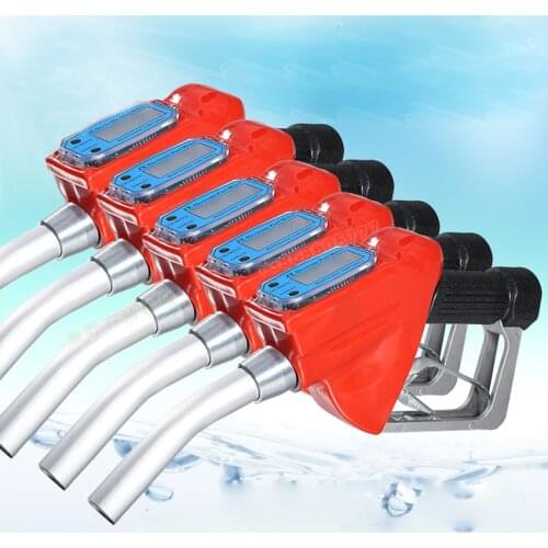 Turbine flow meter sensor flowmeter flow indicator counter fuel gauge flow device gasoline diesel petrol oil water Refueling gun