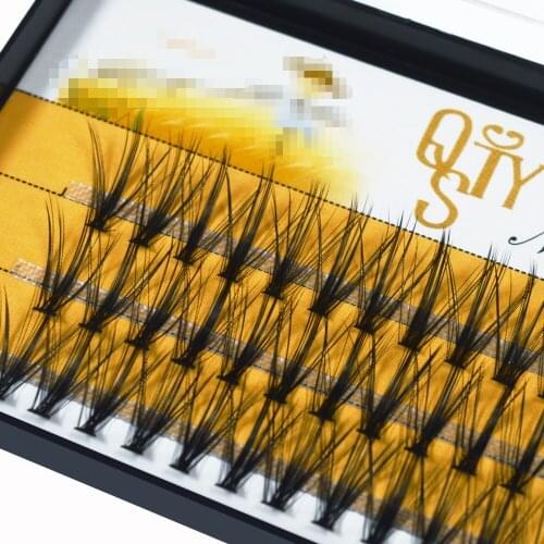 High quality 60 knots 20D Black 8/10/12mm MINK Eyelash Extension Artificial Eyelash Fake False Eye Lash Eyelashes