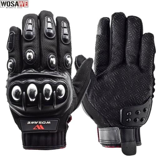 WOSAWE autumn Motorcycle gloves SBR palm pad Guantes Moto unisex Motocicleta Luvas de moto Cycling Motocross gloves