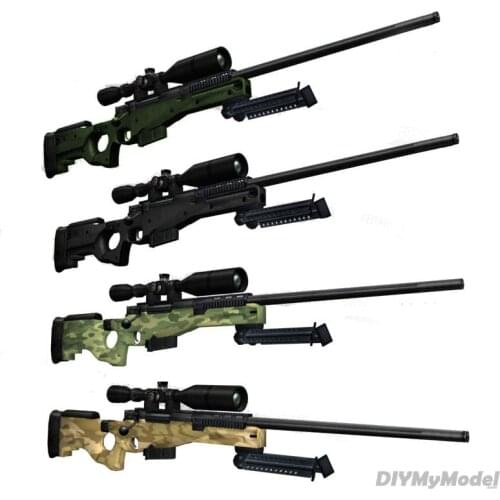 DIYMyModeI Paper Model Gun Modern AWP Sniper Rifle 1:1 Proportion 3D puzzle DIY Educational Toy