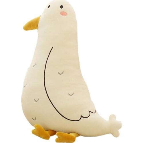 Throw Pillow Cartoon Animal Design Birthday Gift PP Cotton Animal Shape Plush Doll for Home Decor