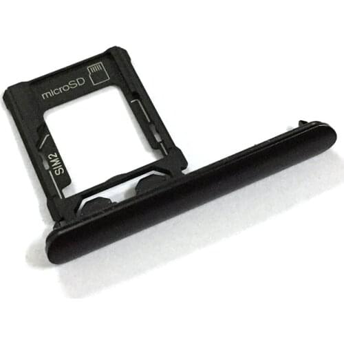 Sim Tray Holder For Sony Xperia XZ1 G8341 G8342 G8343 SIM Card Tray Slot Holder Adapter Socket Repair Parts