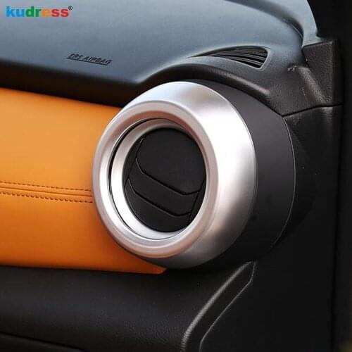 For Nissan Kicks 2016 2017 2018 2019 2020 Matte Front Side Air Condition Outlet Cover Frame Trim Styling Interior Accessories