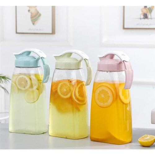Beverage Storage Container Heat Cold Water Jug Plastic Juice Pitcher Household Teapot Kettle Kitchen Storage Bottle Drinkware