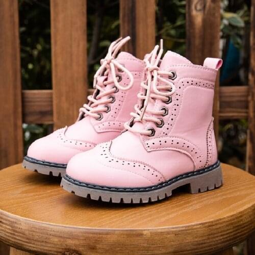Loveewalk Leather Boots For Girls