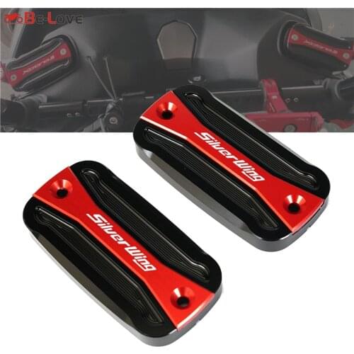 Motorcycle CNC For HONDA FCS600 Silverwing FCS 600 Silver Wing 2001-2011Front Brake Clutch Master Cylinder Fluid Reservoir Cover