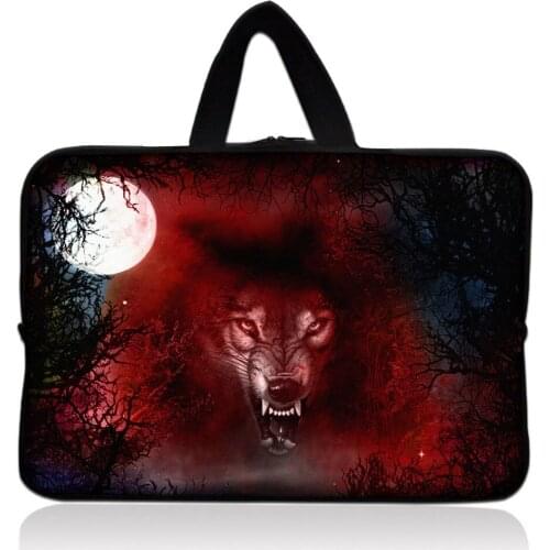 Wolf Soft Sleeve laptop Bag For Macbook Xiaomi HP Lenovo Dell Air Pro Retina 11 12 13 15 16 Laptop Case 13.3 inch
