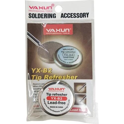 Tip Refresher Soldering Iron Oxide Paste for Solder Iron Tip Head Resurrection Soldering Acessory YAXUN YX-B2 Tip Clean Material