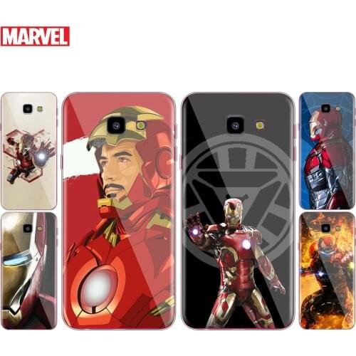 Transparent Cover Marvel Iron Man For Samsung Galaxy J8 J7 J6 J5 J4 J3 J2 Duo Prime Plus Core 2018 Phone Case