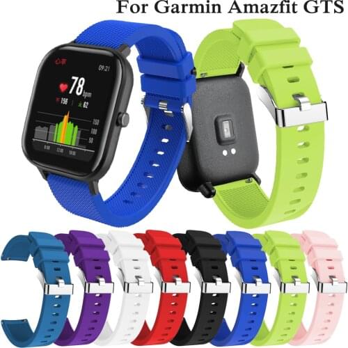 20mm For Huami Amazfit GTS light Soft Silicone Watchbands for Samsung Galaxy Watch 42mm Waterproof Women Men Bracelet Band Strap