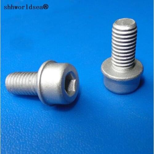 Shhworldsea auto metal clip and fastener zinc clear screw for audi