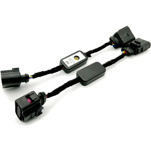 2pcs Dynamic Turn Signal LED Taillight Add-on Module Wire Indicator For Audi A4 S4 RS4 B8 B9 2010-2019 Left & Right Tail Light