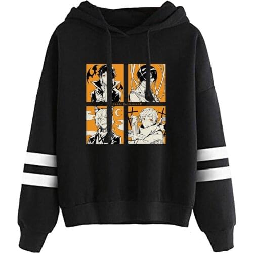 Bungo Stray Dogs Print Men Hoodie Women Sweatshirt Fashion Casual Hoodies Autumn Streetwear Children Pullover Cotton Clothing
