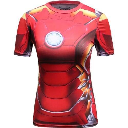 Coly Lundin Women Compression Elasticity tights fitness short sleeve Tops Shirts Summer Quick dry Fitness Tights Tee tshirt girl