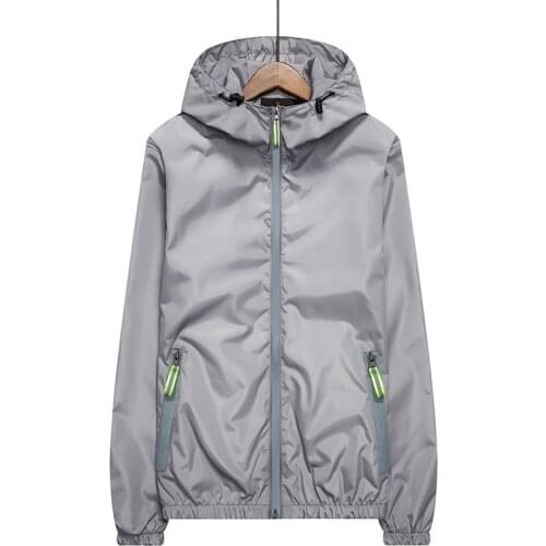 Pop spring autumn women coats loose wild hooded windbreaker female fashion big size S-7XL solid color hooded couples coats