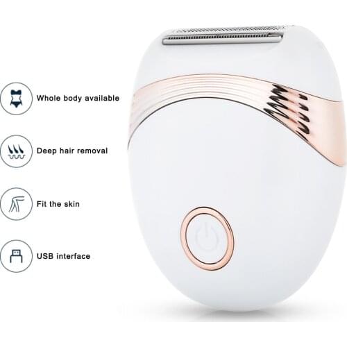 Mini Electric Epilator Womens Shaver Razor Electric Rechargeable Lady Shaving Trimmer Hair Removal Machine for whole body