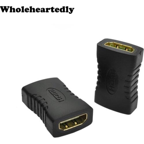 High Quality 1Pcs F/F HDMI Female To HDMI Female Coupler Extender Adapter Plug HDMI Extension Cord Connector Wholesale