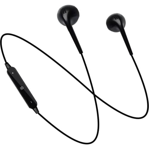 100PCS S6 Sport Neckband Wireless Headphone Bluetooth Earphone Headphone For Phone with Mic