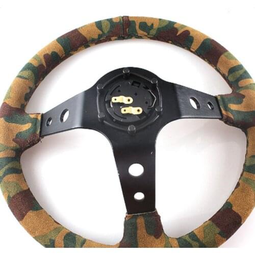 14 inch racing steering wheel deep disk corn steering wheel car modified universal steering wheel