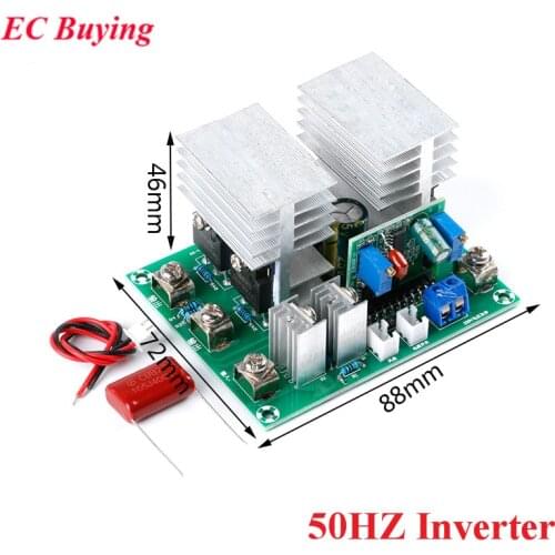 50HZ Inverter Drive Board Single DC 12V AC 220V Transformer Bridge Boost Step Up Module 500W Voltage Regulator Quasi-sine Wave