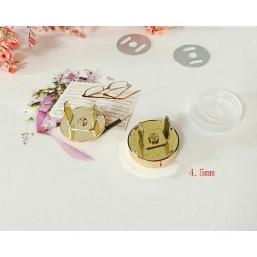 DIY Bag Parts Accessories Leather handbags Hardware Thick magnetic button 18mm 14mm magnetic clasp 12pcs/lot