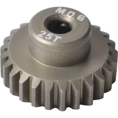 Aluminum 06 Module Hard Coated 25T Pinion Gear for Tamiya TT-02 TT-02D TA07 TC-01 54578 1/10 RC Car