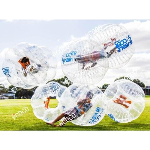 Free ship to door!Hot Sale High Quality Inflatable Human Body Adult Bumper Bubble Ball,10 pcs soccer suits and one pump