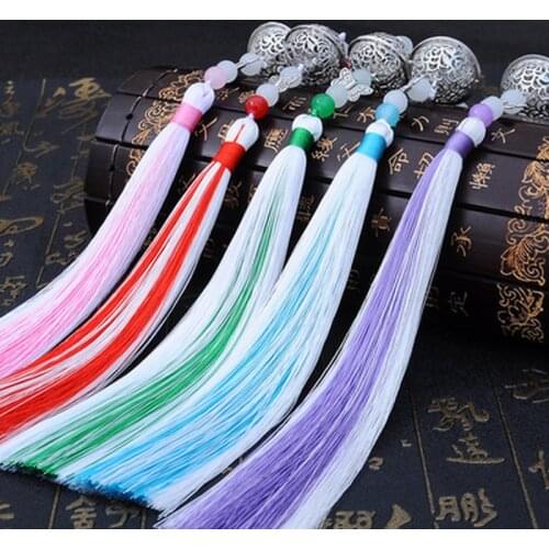Mo Dao Zu Shi Man Women Key Chain Tassel Lan Wang Ji Metal Bells Couples Keyrings Accessories Anime