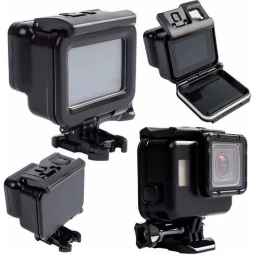 Black Waterproof Housing Case Touch Screen Back Door For Gopro Hero 6 Hero 5 Underwater Box For Go Pro Hero6 5Camera Accessories
