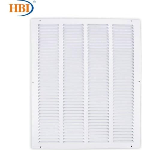 HBI 10PCS W16"xH20" Steel White Finished Return Air Grilles Ceiling Air Vent Ceiling Duct Cover Air Register Ventilation Grilles