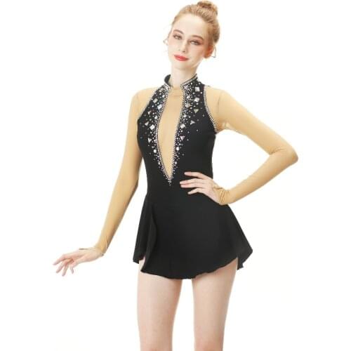 BHZW Custom Figure Skating Dress Graceful New Brand Figure Skating Dress For Competition