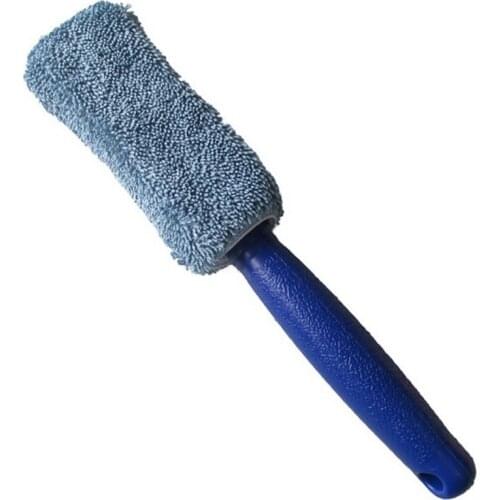 Auto Cleaning Wash Tool Bathroom Cleaning Brush Soft Fiber Brush for Tire Rim Car Interior Seats Furniture