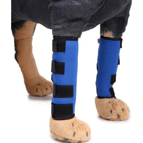 Pair Canine Dog Hock Brace Rear Leg Joint Wrap Protects Wounds Compression Wrap Helps with Loss of Stability Caused by Arthritis