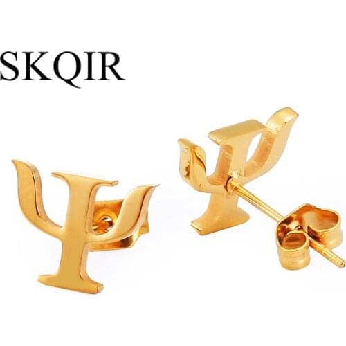 Fashion Simple Style Earrings Gold Color Irregular Shape Stud Earrings Stainless Steel Ear Plugs Jewelry Women Man Gift